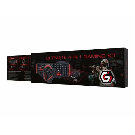 Kit tastatura mouse, mousepad si casti gaming GEMBIRD GGS-UMG4-02