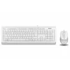 Kit TASTATURA si Mouse cu fir A4TECH Fstyler alb F1010-W