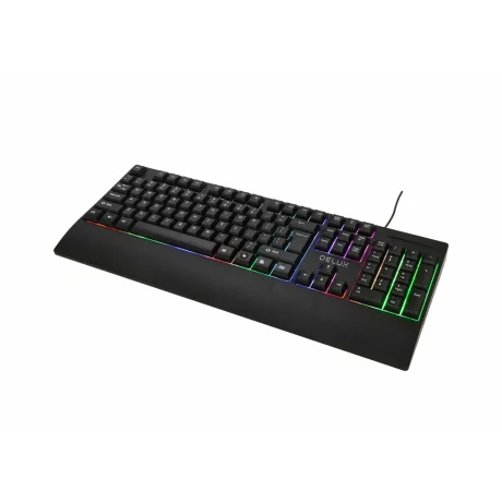 TASTATURA cu fir DELUX negru K9852U-BK