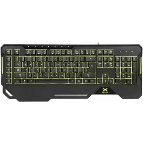 TASTATURA gaming cu fir DELUX negru K9600-BK