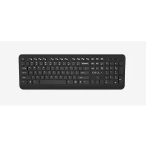 TASTATURA wireless DELUX negru K193G-BK