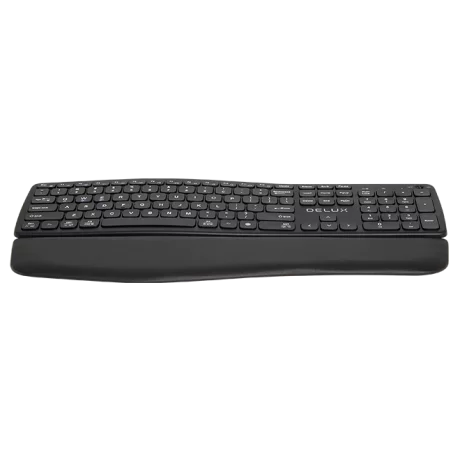 TASTATURA wireless DELUX negru GM908CV-BK