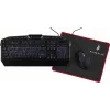 KIT Tastatura, mouse si mousepad GAMING SUREFIRE KINGPIN negru 48826