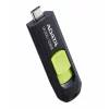 MEMORIE USB Type-C 3.2 ADATA 128 GB retractabila negru / verde ACHO-UC300-128G-RBK/GN