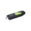 MEMORIE USB Type-C 3.2 ADATA 256 GB retractabila negru / verde ACHO-UC300-256G-RBK/GN