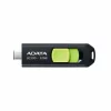 MEMORIE USB Type-C 3.2 ADATA 32 GB retractabila negru verde ACHO-UC300-32G-RBK/GN