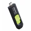 MEMORIE USB Type-C 3.2 ADATA 64 GB retractabila negru / verde ACHO-UC300-64G-RBK/GN