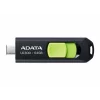 MEMORIE USB Type-C 3.2 ADATA 64 GB retractabila negru / verde ACHO-UC300-64G-RBK/GN