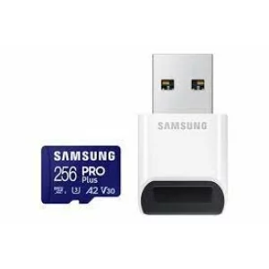 Card microSDXC 256GB si adaptor USB SAMSUNG PRO MB-MD256SB/WW