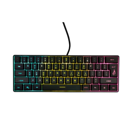 TASTATURA GAMING cu fir VERBATIM SUREFIRE KINGPIN negru 48707