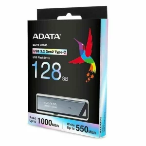 MEMORIE USB-C argintiu 128GB ADATA AELI-UE800-128G-CS