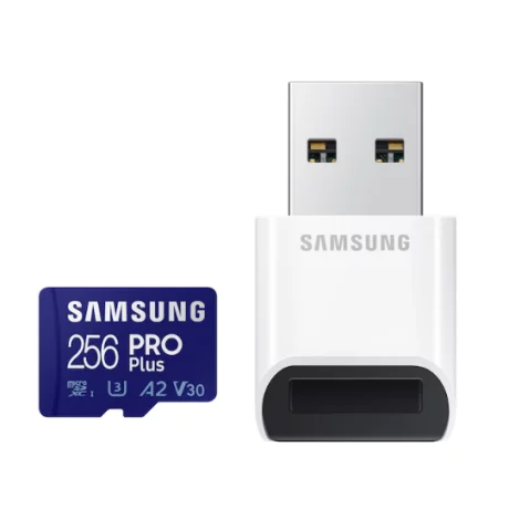 Card memorie SDXC cu cititor card 256GB Samsung PRO Plus MB-MD256KB/WW