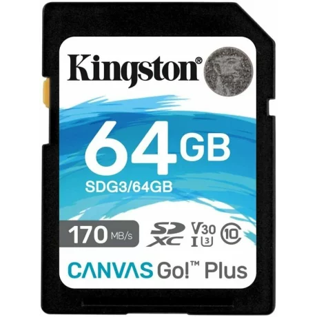 Memorie MicroSD 64GB cu adaptor KINGSTON SDG3/64GB