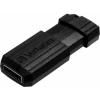 Memorie USB 2.0 64GB VERBATIM PINSTRIPE negru 49065