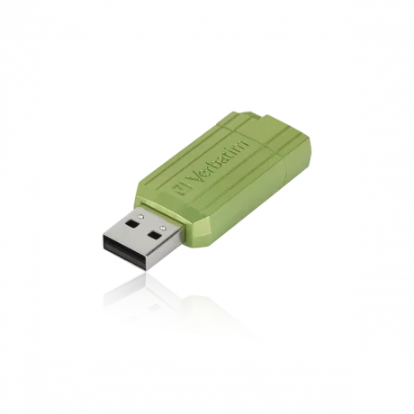 Memorie USB 2.0 128GB PINSTRIPE STORE N GO verde 49462