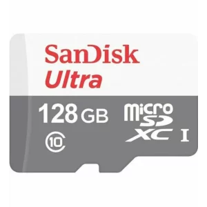 Card memorie cu adaptor microSDXC 128GB SanDisk SDSQUNR-128G-GN3MA