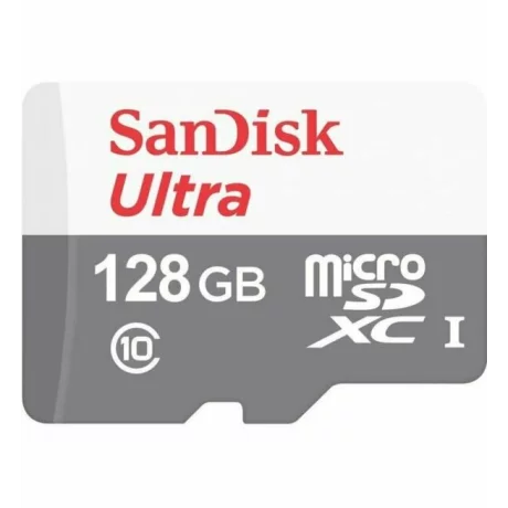 Card memorie cu adaptor microSDXC 128GB SanDisk SDSQUNR-128G-GN3MA