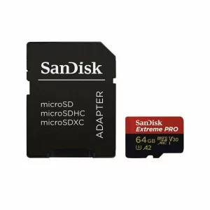 Card memorie cu adaptor microSDXC 64GB SanDisk SDSQXAH-064G-GN6MA