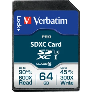 Card memorie SDXC 64GB VERBATIM SECURE DIGITAL 47022