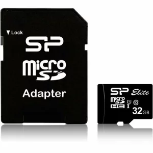 Card memorie microSDHC cu adaptor 32GB SILICON POWER SP032GBSTHBU1V10SP