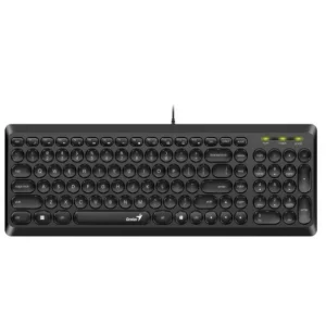 Tastatura cu fir GENIUS SlimStar negru Q200 31310020400