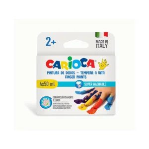 Acuarele Finger Paint Carioca 4x50 ml