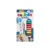 Acuarele tempera Carioca 12 culori 10 ml cu tăviță și pensulă
