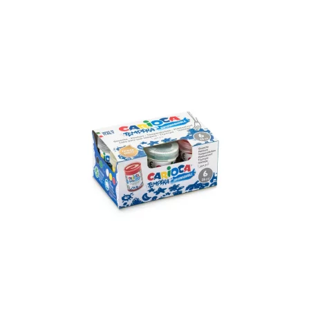 Acuarele tempera Carioca 6x25 ml set