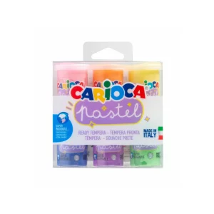 Acuarele tempera pastel Carioca 6x25 ml