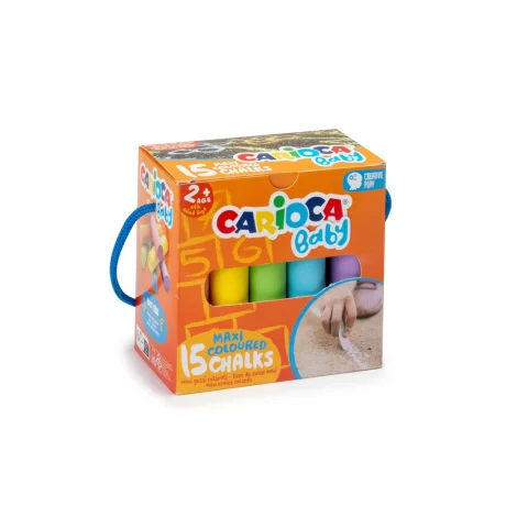 Cretă maxi Carioca Baby 15/cutie