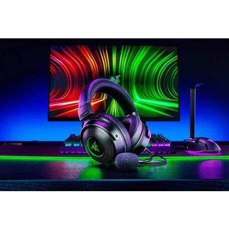 Casti gaming cu fir Razer Kraken V3 HyperSe RZ04-03770100-R3M1