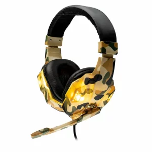 Casti gaming cu fir Spacer SPGH-CAMO