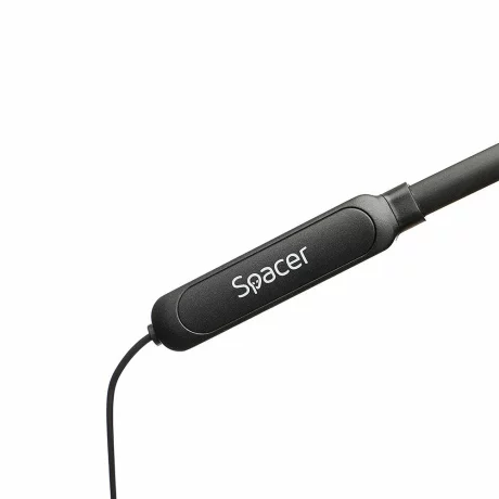 Casti wireless Spacer negru SPBH-SPORTY