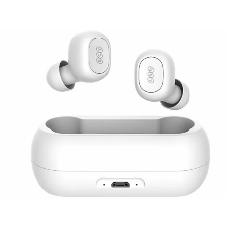Casti wireless QCY T1C alb T1C_W