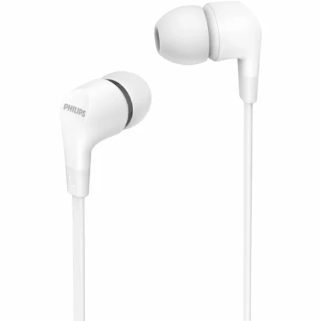 Casti cu fir Philips Alb TAE1105WT/00