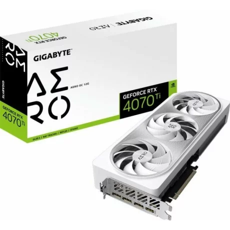 Placa video GIGABYTE NVIDIA GeForce 4070 Ti AERO OC 12GB