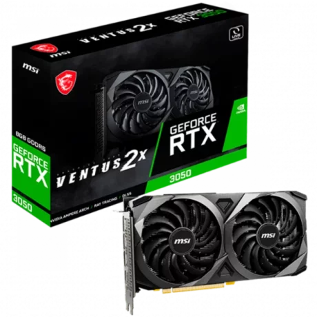 Placa video MSI GEFORCE RTX 3050 VENTUS 2X 8GB OC