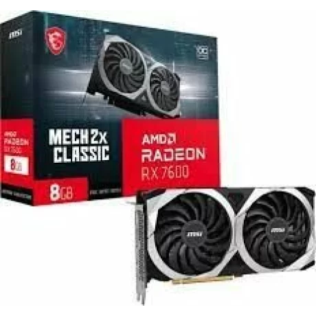 Placa video MSI Radeon RX 7600 MECH 2X CLASSIC 8GB OC