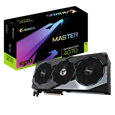 Placa video GYGBYTE AORUS GeForce RTX 4070 MASTER 12GB