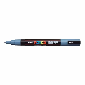 Marker Uni Posca 0.9-1.3Mm PC-3M Gri/Albastru