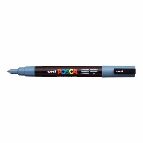 Marker Uni Posca 0.9-1.3Mm PC-3M Gri/Albastru