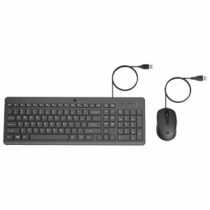 Kit tastatura si mouse cu fir HP 150 240J7AA#ABB