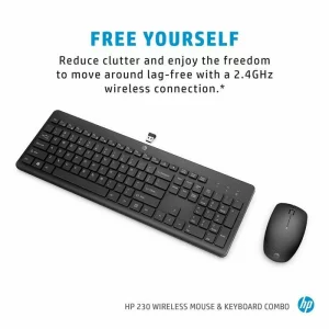 Kit tastatura si mouse wireless HP 230 3L1F0AA#ABB