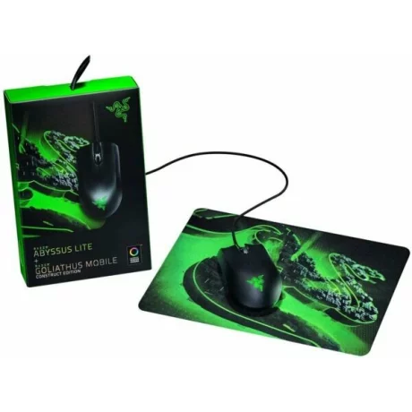 Kit mouse si mousepad Razer Abysus Lite + Gholiatus Mob RZ83-02730100-B3M1