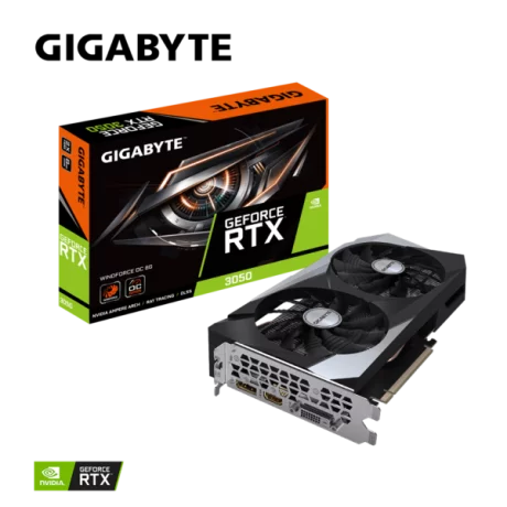 Placa video GIGABYTE GeForce RTX 3050 WINDFORCE OC 8GB