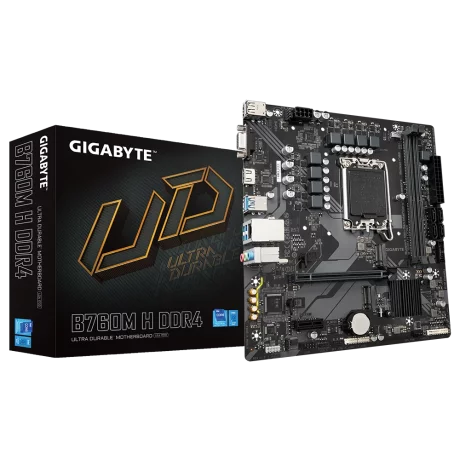 Placa de baza GIGABYTE B760M H DDR4 LGA1700 DDR4