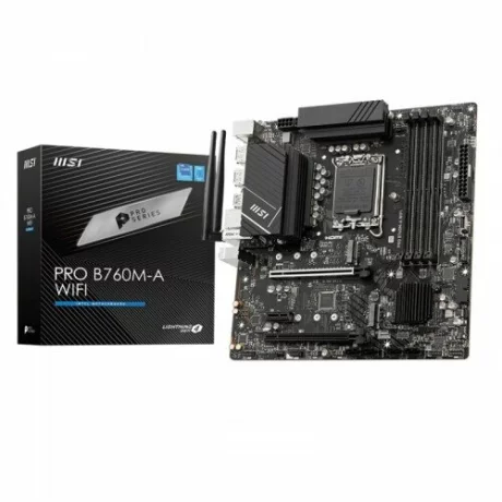 Placa de baza MSI PRO B760M-A WIFI LGA 1700 2xDP 2xHDMI