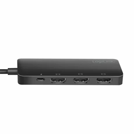 Adaptor video LOGILINK, splitter DisplayPort la 3 x HDMI negru CV0146