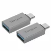 Adaptor Targus USB-C la USB-A gri
