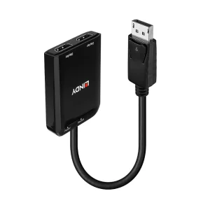 Cablu video Adaptor Lindy DisplayPort la 2x HDMI